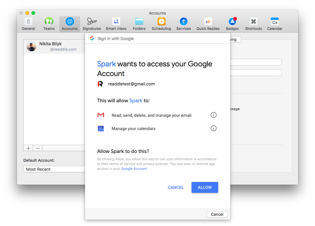 new gmail for mac